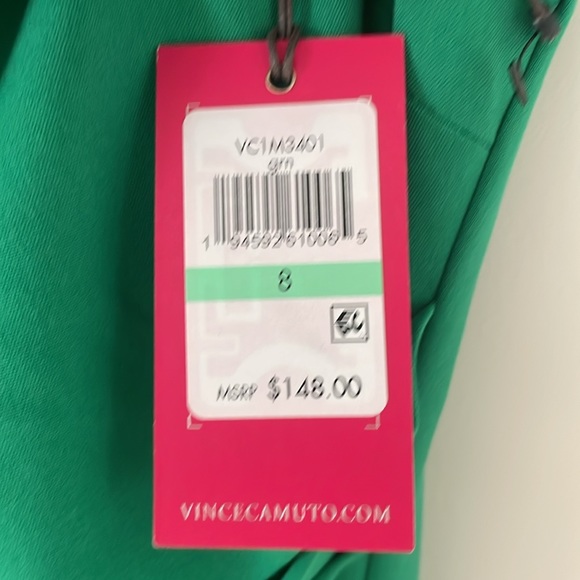 NWT Vince Camuto Kelly Green Fitted Dress - Picture 6 of 11